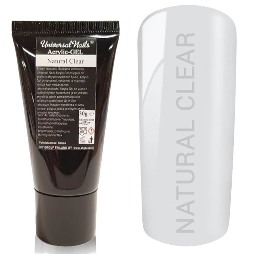 Universal Nails · Acrylic-Gel UV/LED Natural Clear