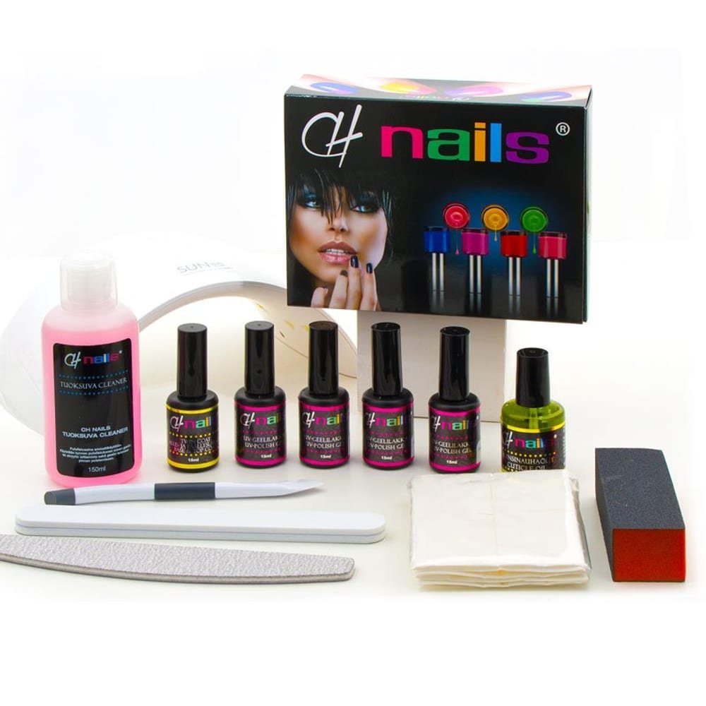 CH Nails · Geelilakka Aloituspakkaus Pro